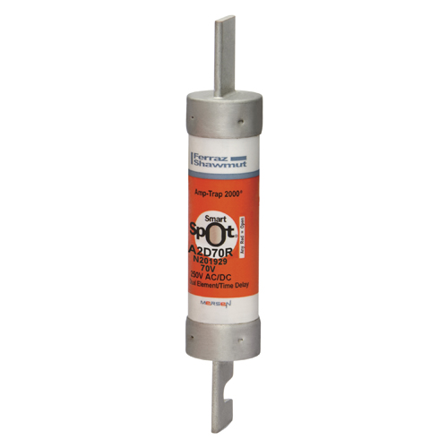 Product image for Fuse A2D-R - Class RK1 - Time-Delay 250VAC 250VDC 70A Blade SmartSpot® Amp-Trap 2000®