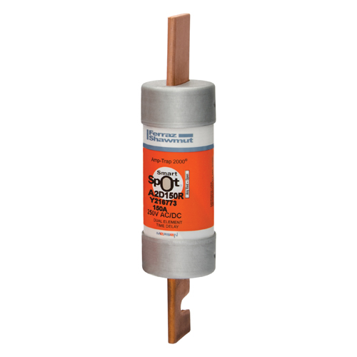 Product image for Fuse A2D-R - Class RK1 - Time-Delay 250VAC 250VDC 150A Blade SmartSpot® Amp-Trap 2000®