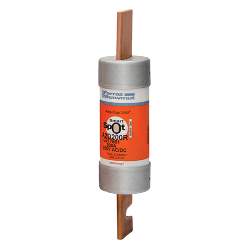 Product image for Fuse A2D-R - Class RK1 - Time-Delay 250VAC 250VDC 200A Blade SmartSpot® Amp-Trap 2000®