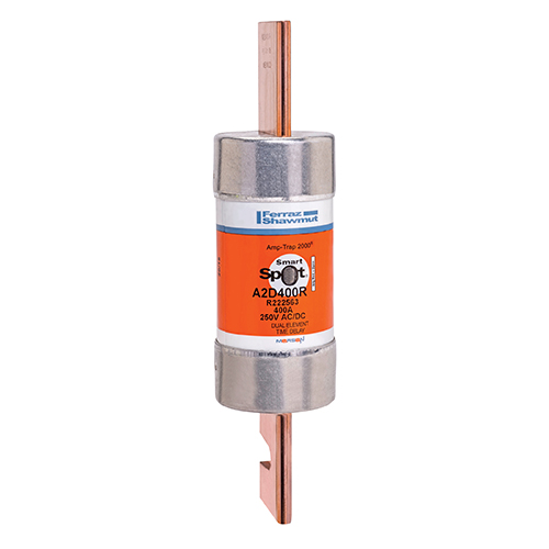 Product image for Fuse A2D-R - Class RK1 - Time-Delay 250VAC 250VDC 400A Blade SmartSpot® Amp-Trap 2000®