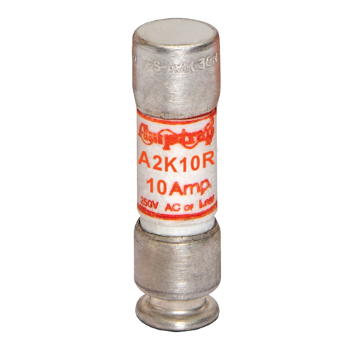 Product image for MERSEN A2K10R FUSE HRCI-R 10A 250V CLASS RK1 NON TIME DELAY