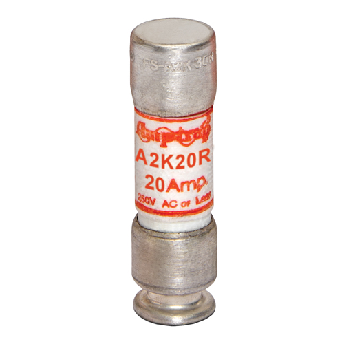 Product image for MERSEN A2K20R FUSE HRCI-R 20A 250V CLASS RK1 NON TIME DELAY
