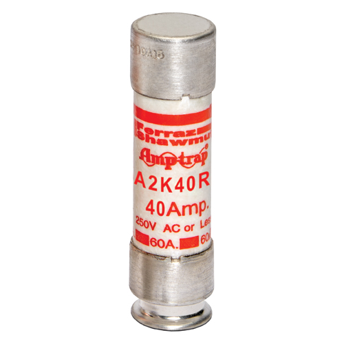Product image for Fuse A2K-R - Class RK1 - Fast-Acting 250VAC 250VDC 40A Ferrule Amp-Trap®