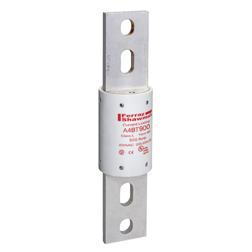 Product image for Fuse A4BT - Class L - Time-Delay 600VAC 500VDC 900A Blade Amp-Trap®