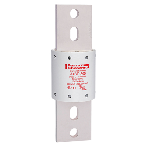 Product image for Fuse A4BT - Class L - Time-Delay 600VAC 500VDC 1800A Blade Amp-Trap®