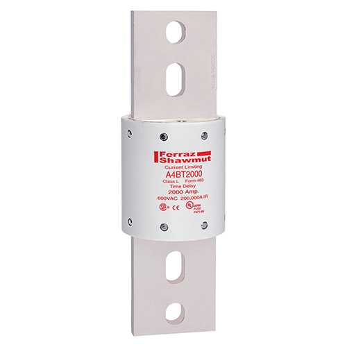Product image for Fuse A4BT - Class L - Time-Delay 600VAC 500VDC 2000A Blade Amp-Trap®