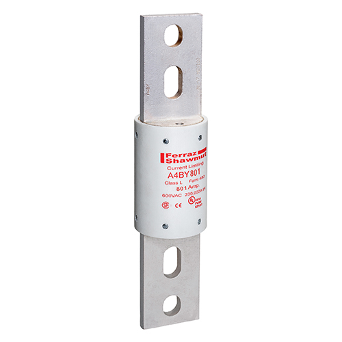 Product image for Fuse A4BY - Class L - Time-Delay 600VAC 300VDC 801A Blade Amp-Trap®