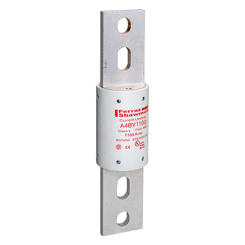 Product image for Fuse A4BY - Class L - Time-Delay 600VAC 300VDC 1100A Blade Amp-Trap®