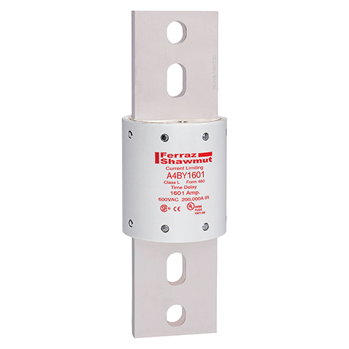 Product image for Fuse A4BY - Class L - Time-Delay 600VAC 300VDC 1601A Blade Amp-Trap®