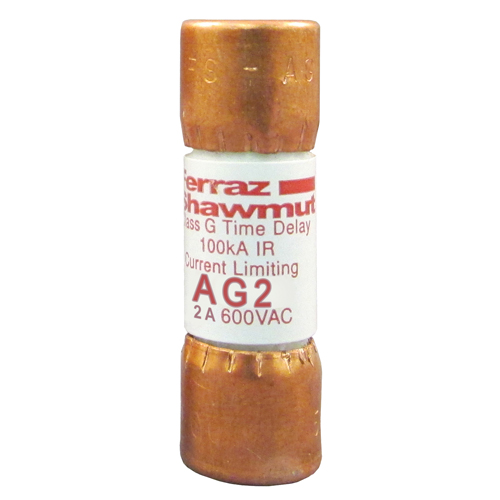 Product image for MERSEN AG2 FUSE MIDGET CLASS G 2A 600V 13/32"DIA