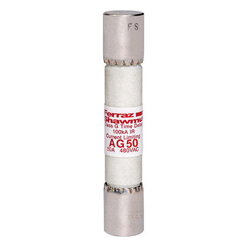 Product image for MERSEN AG50 FUSE MIDG CLASS G 50A 480V 13/32"DIA TIME DELAY MIDGET
