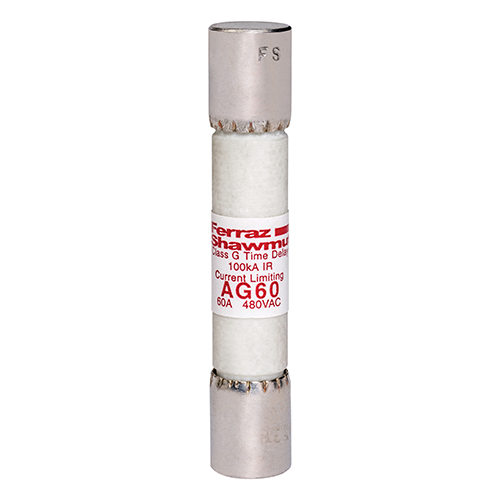 Product image for MERSEN AG60 FUSE MIDG CLASS G 60A 480V 13/32"DIA TIME DELAY MIDGET
