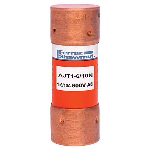Product image for Fuse AJT - Class J - Time-delay 600VAC 500VDC 1.6A Ferrule Amp-Trap 2000®