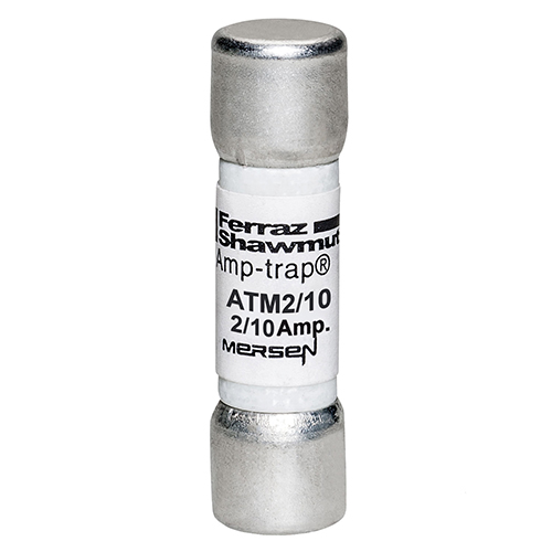 Product image for Fuse ATM - Midget - Fast-Acting 600VAC 600VDC 0.2A Ferrule Amp-Trap®