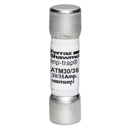 Product image for Fuse ATM - Midget - Fast-Acting 600VAC 30/35A Ferrule Amp-Trap®