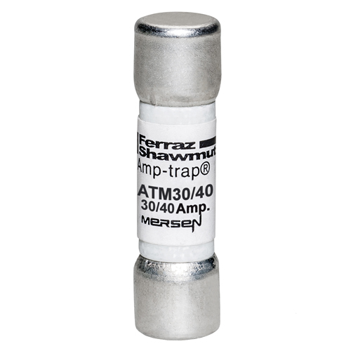 Product image for MERSEN ATM30/40 FUSE MIDGET 30A 600VAC CAPACITOR PROTECTION FAST ACTING NOT CONTINUOUS CURRENT RATED DEVISE