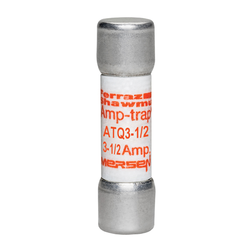 Product image for Fuse ATQ - Midget - Time-Delay 500VAC 3.5A Ferrule Amp-Trap®