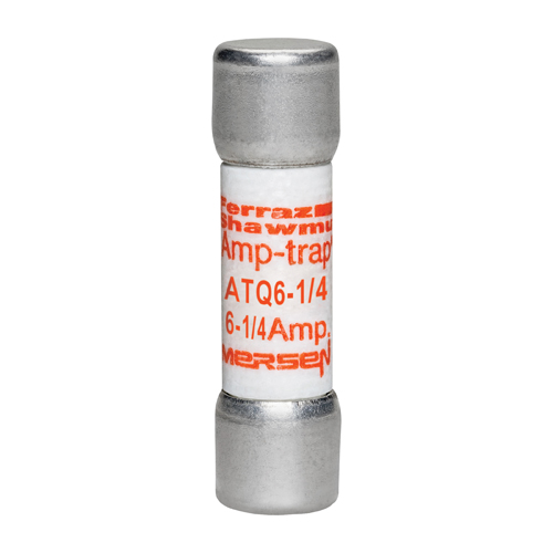 Product image for MERSEN ATQ6-1/4 FUSE MIDGET 6-1/4A 500V 12SEC TIME DELAY 1-1/2"X13/32"