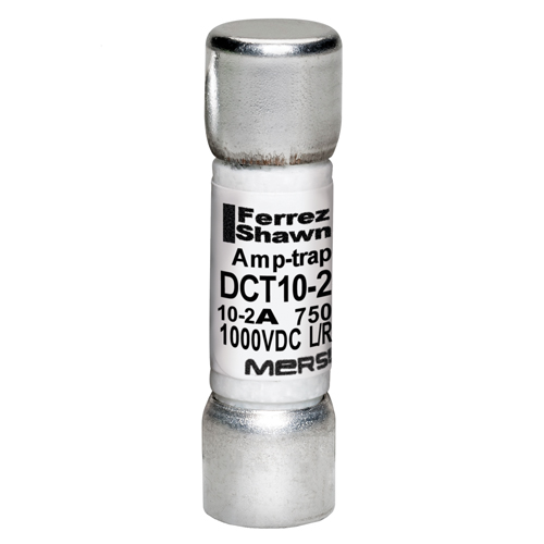 Product image for Fuse DCT - Midget - Fast-Acting 750VAC 1000VDC 10A Ferrule Amp-Trap®