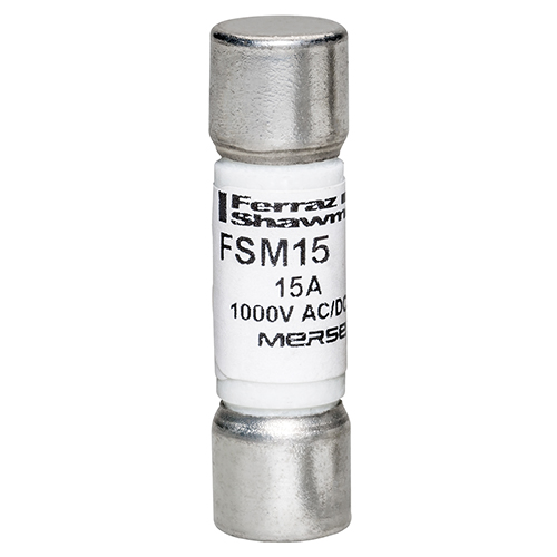 Product image for Multi-meter fuse 10x35/10x38 FSM 1000VAC 1000VDC 15A Ferrule