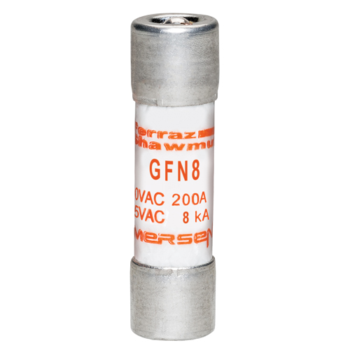 Product image for Fuse GFN - Midget - Time-Delay 250VAC 8A Ferrule Visual Indicator
