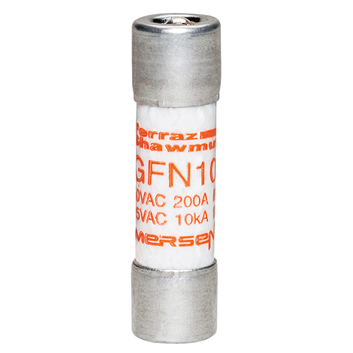 Product image for Fuse GFN - Midget - Time-Delay 250VAC 10A Ferrule Visual Indicator