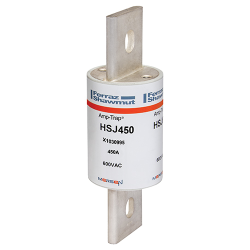 Product image for Fuse HSJ - Class J - High-Speed 600VAC 500VDC 450A Blade Amp-Trap®