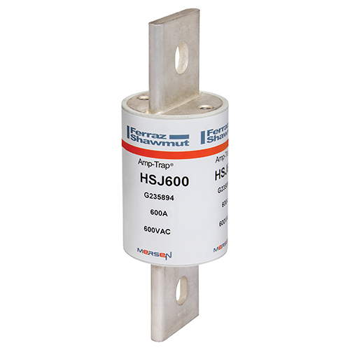 Product image for MERSEN HSJ600 FUSE CLASS J 600A 500VDC 600VAC HIGHSPEED AMPTRAP BLADE