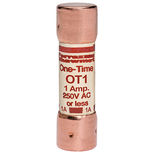 Product image for Fuse OT - Class K5 - Fast-Acting 250VAC 250VDC 1A Ferrule Amp-Trap®