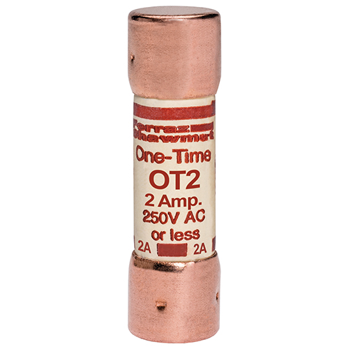 Product image for MERSEN OT2 FUSE SUPER 2A 250V CLASS K5 250V ONE TIME FAST ACTING