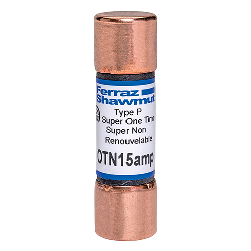 Product image for OTN Fuse OT - Class K5 - Fast-Acting 250VAC 15A Ferrule Amp-Trap®