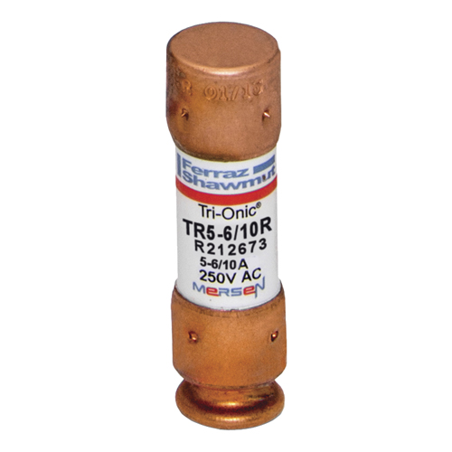 Product image for Fuse TR-R - Class RK5 - Time-Delay 250VAC 160VDC 5.6A Ferrule Tri-Onic®