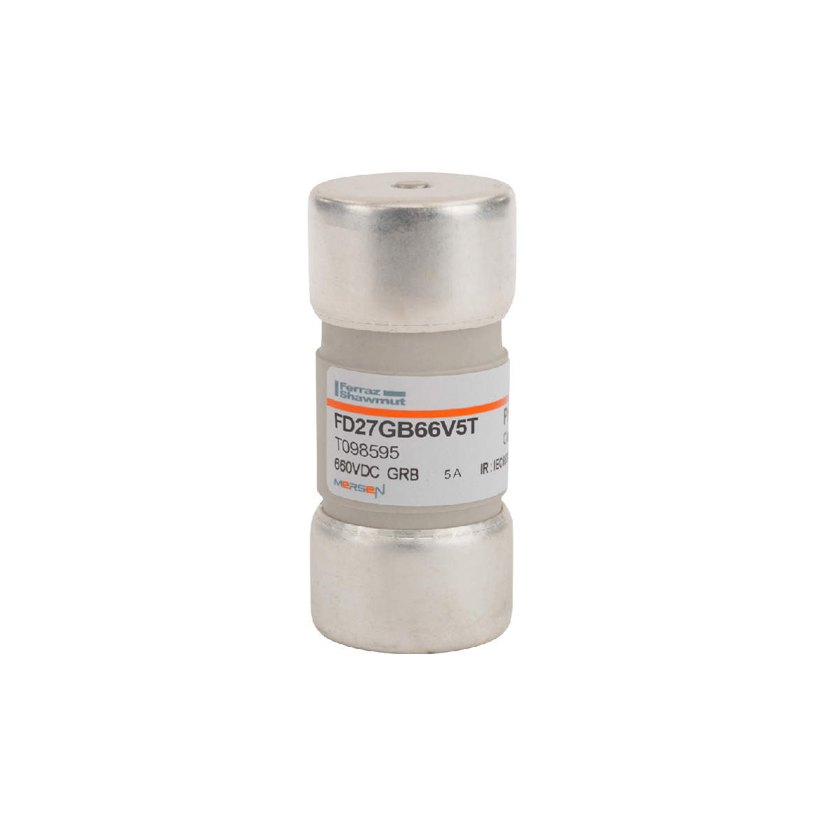 Product image for High-Speed Cylindrical Fuse Protistor® Size 27x60 gR (gRB) 660VDC IEC 5A With Striker