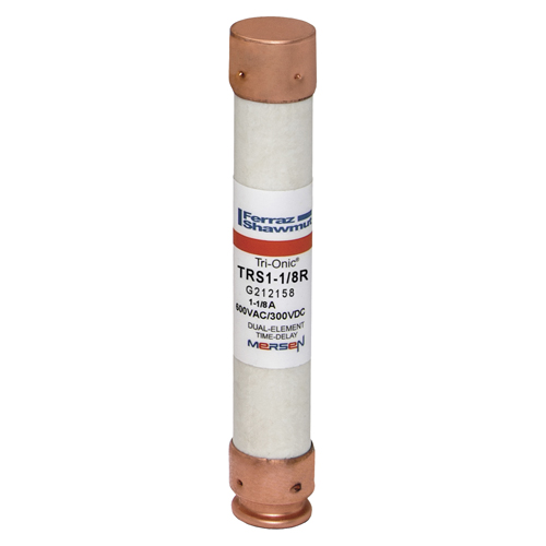 Product image for Fuse TRS-R - Class RK5 - Time-Delay 600VAC 600VDC 1.125A Ferrule Tri-Onic®