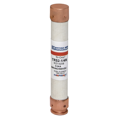 Product image for Fuse TRS-R - Class RK5 - Time-Delay 600VAC 600VDC 2.25A Ferrule Tri-Onic®