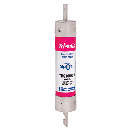 Product image for Fuse TRS-R - Class RK5 - Time-Delay 600VAC 600VDC 100A Blade SmartSpot® Tri-Onic®