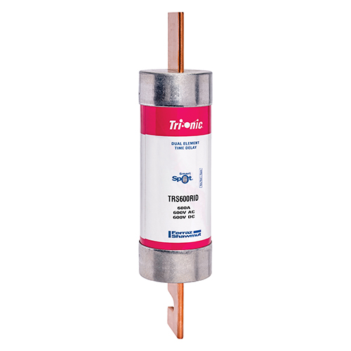 Product image for Fuse TRS-R - Class RK5 - Time-Delay 600VAC 600VDC 600A Blade SmartSpot® Tri-Onic®