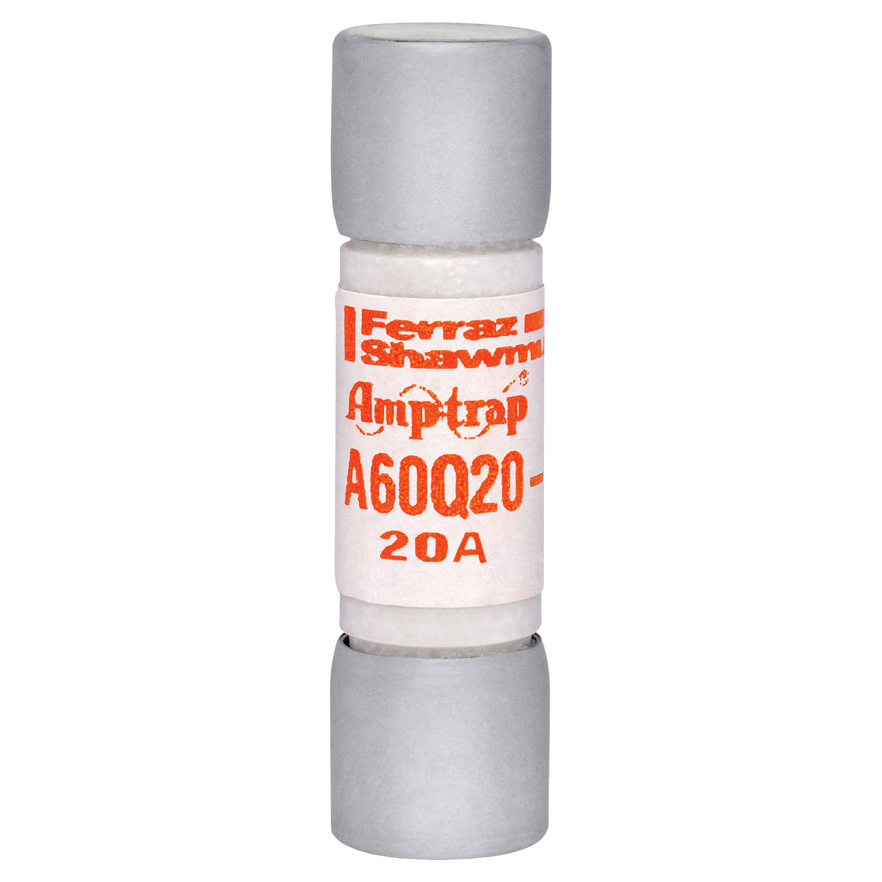 Product image for MERSEN A60Q20-2 FUSE F101 20A 600VAC 600VDC SEMICONDUCTOR FORM101 F OL & SCP 150D-C MAX TEMP BLADE