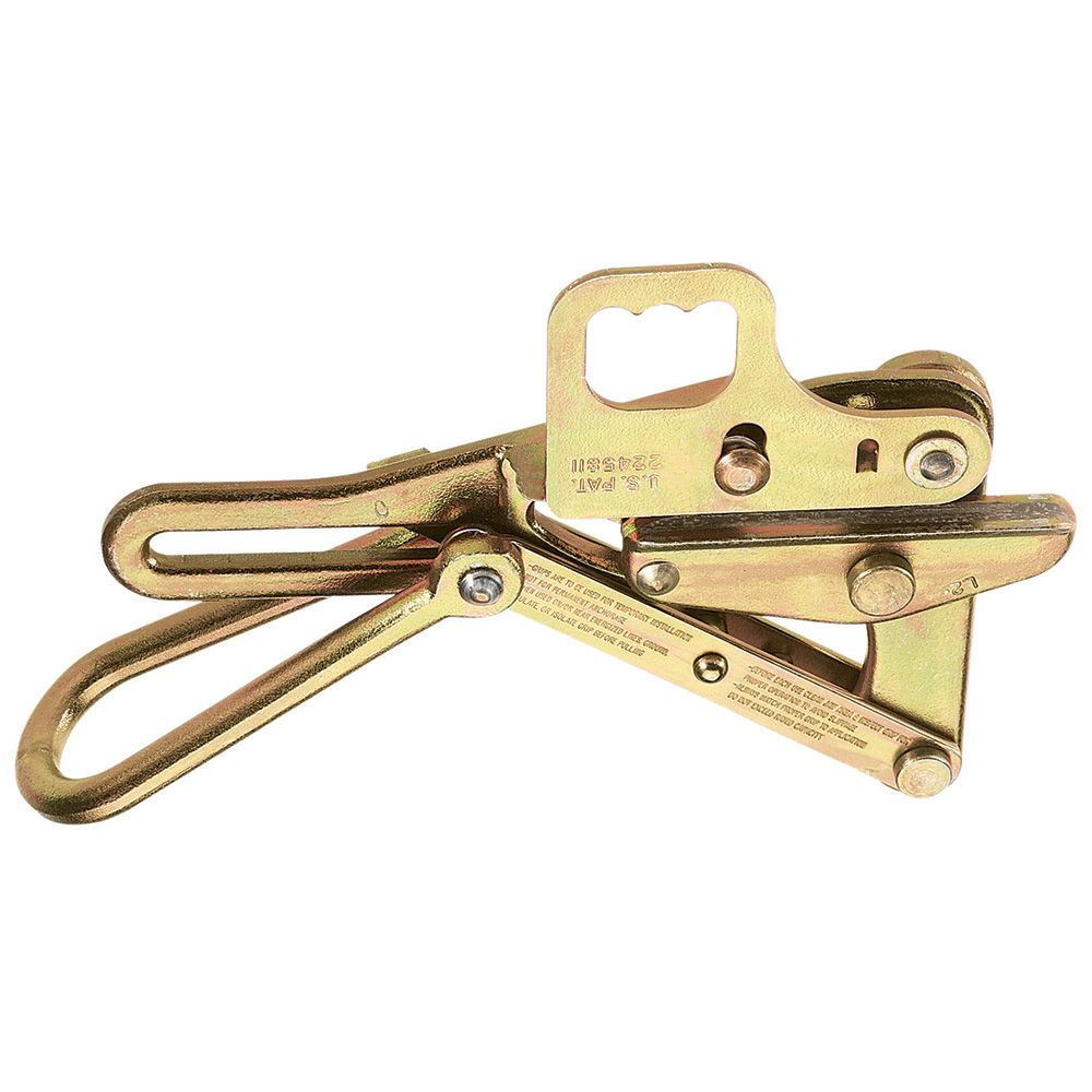 Product image for KLEIN 1656-30H CHICAGO GRIPS W/HOT LINE LATCH FOR 2 ACSR CABLE
