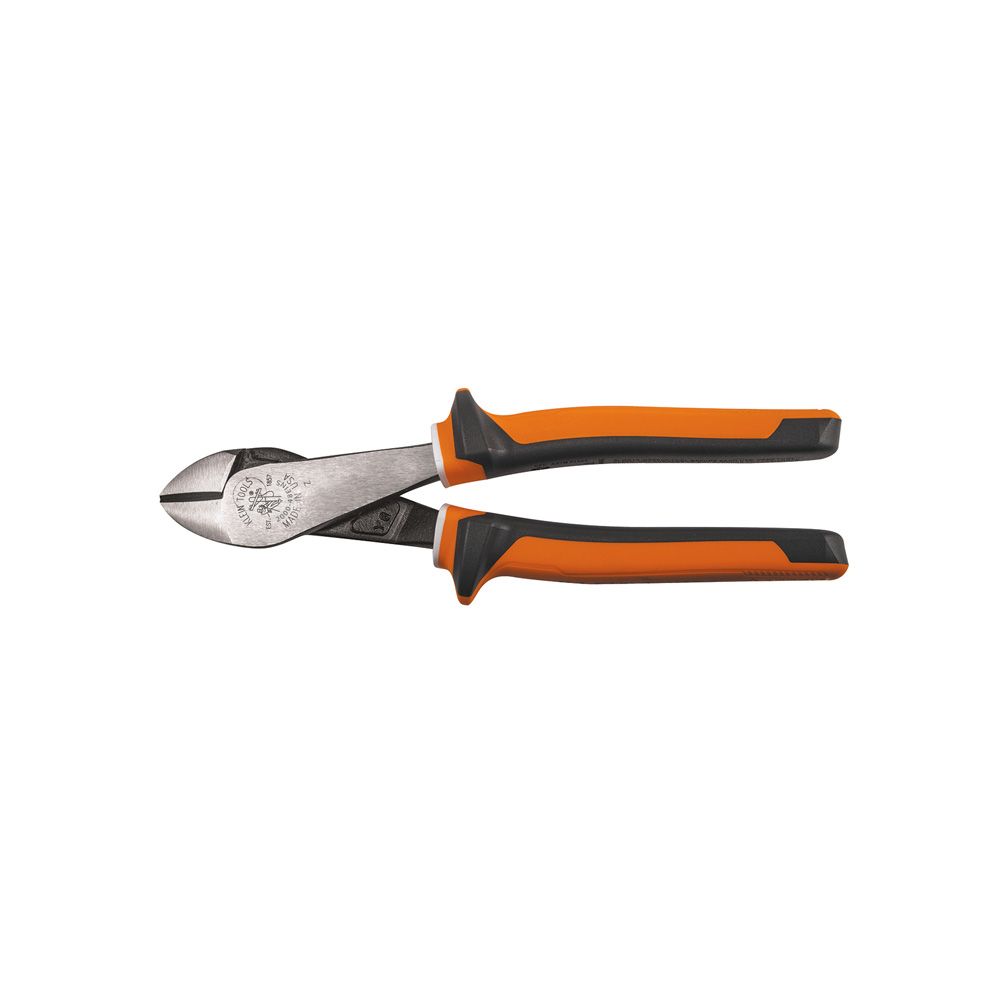 Product image for Plier diagonal high-leverage angled 8-1/4"
