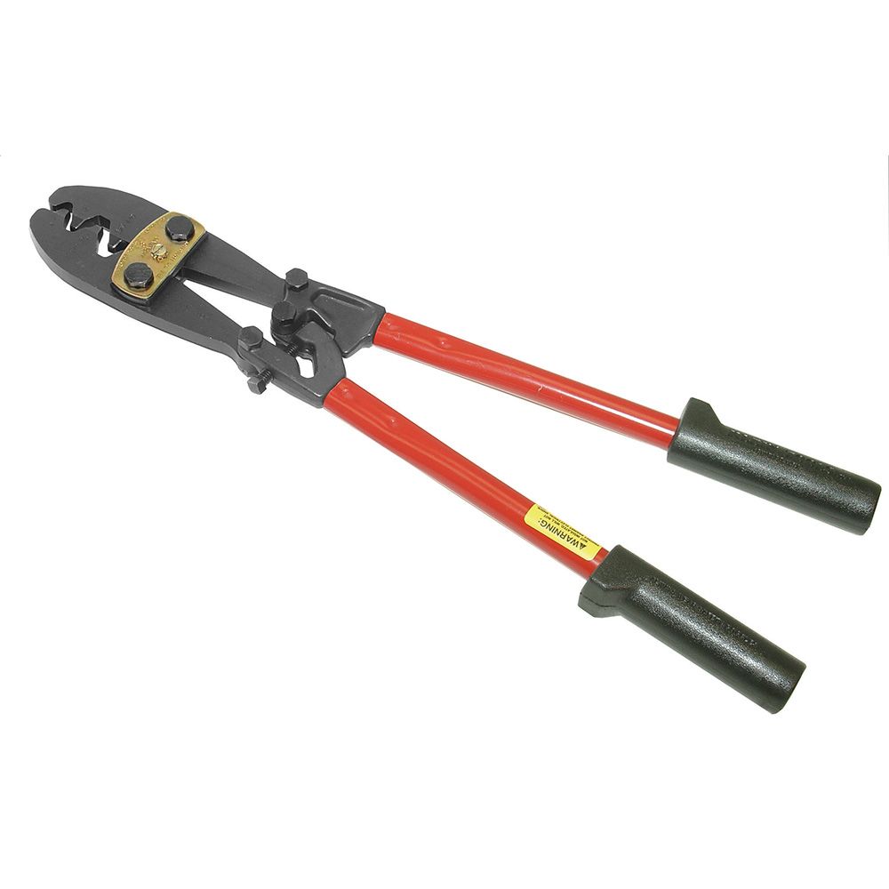 Product image for Crimp tool large with compound action 6-4/0 AWG