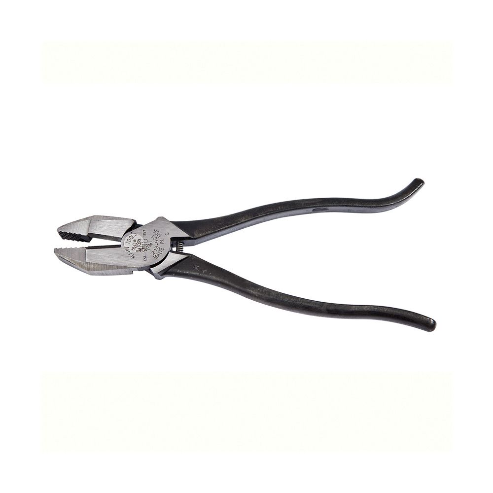 Product image for KLEIN 213-9ST TOOL PLIERS REBAR WORK WITH PLAIN HANDLE