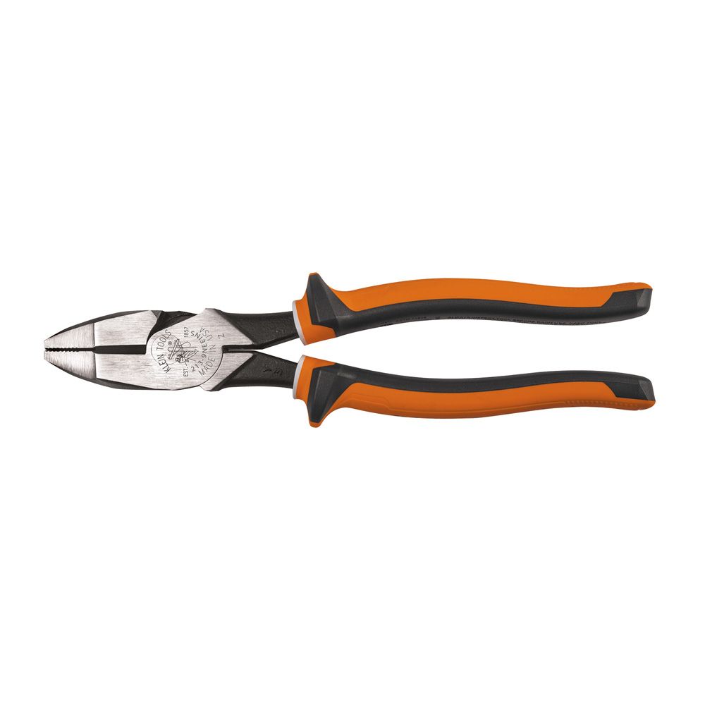 Product image for KLEIN 213-9NE-EINS PLIERS HIGH LEVERAGE INSULATED SIDE CUTTING