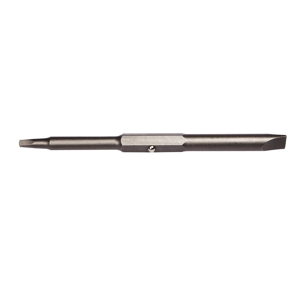 Product image for KLEIN 32411 TOOL SCREWDRIVER EXTEN BIT #1 SQUARE X 1/4 SLOTTED