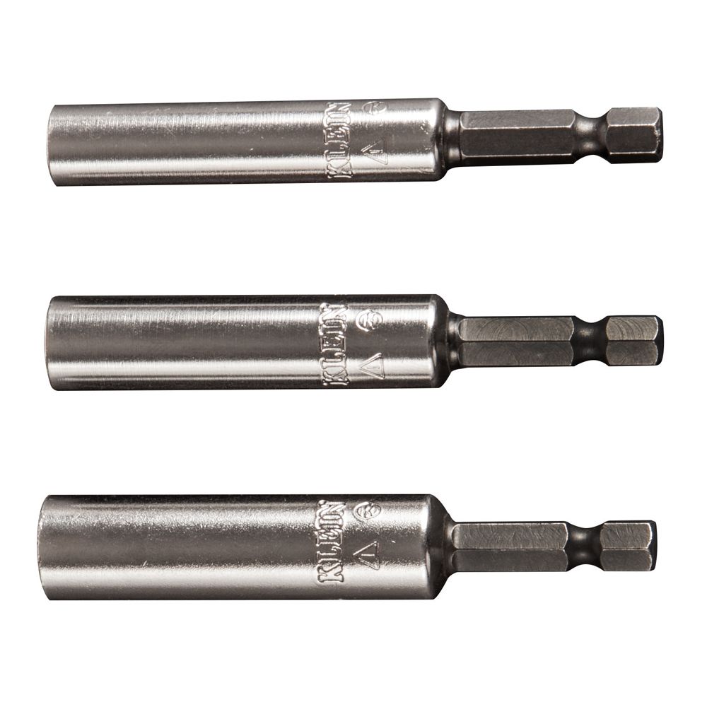 Product image for KLEIN 32759 TOOL NUT DRIVER SET 1/4" 5/16" 3/8" HEX SIZES