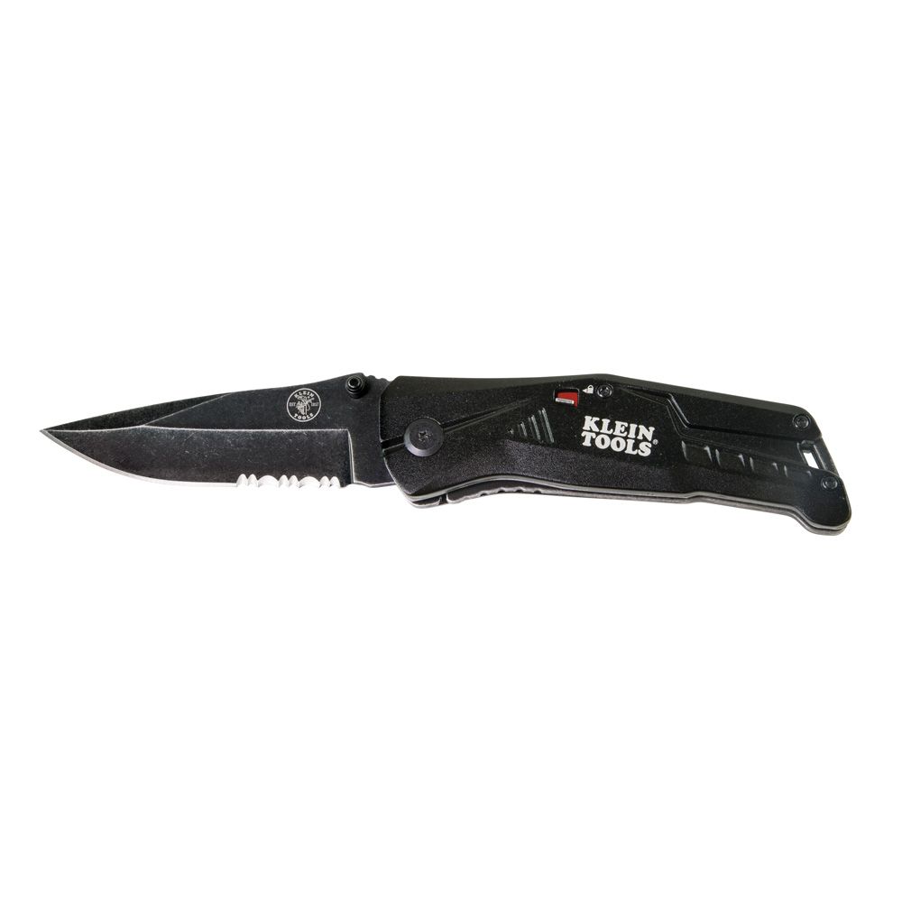 Klein Tools Lineman's Skinning Knife with Hook Blade and Notch