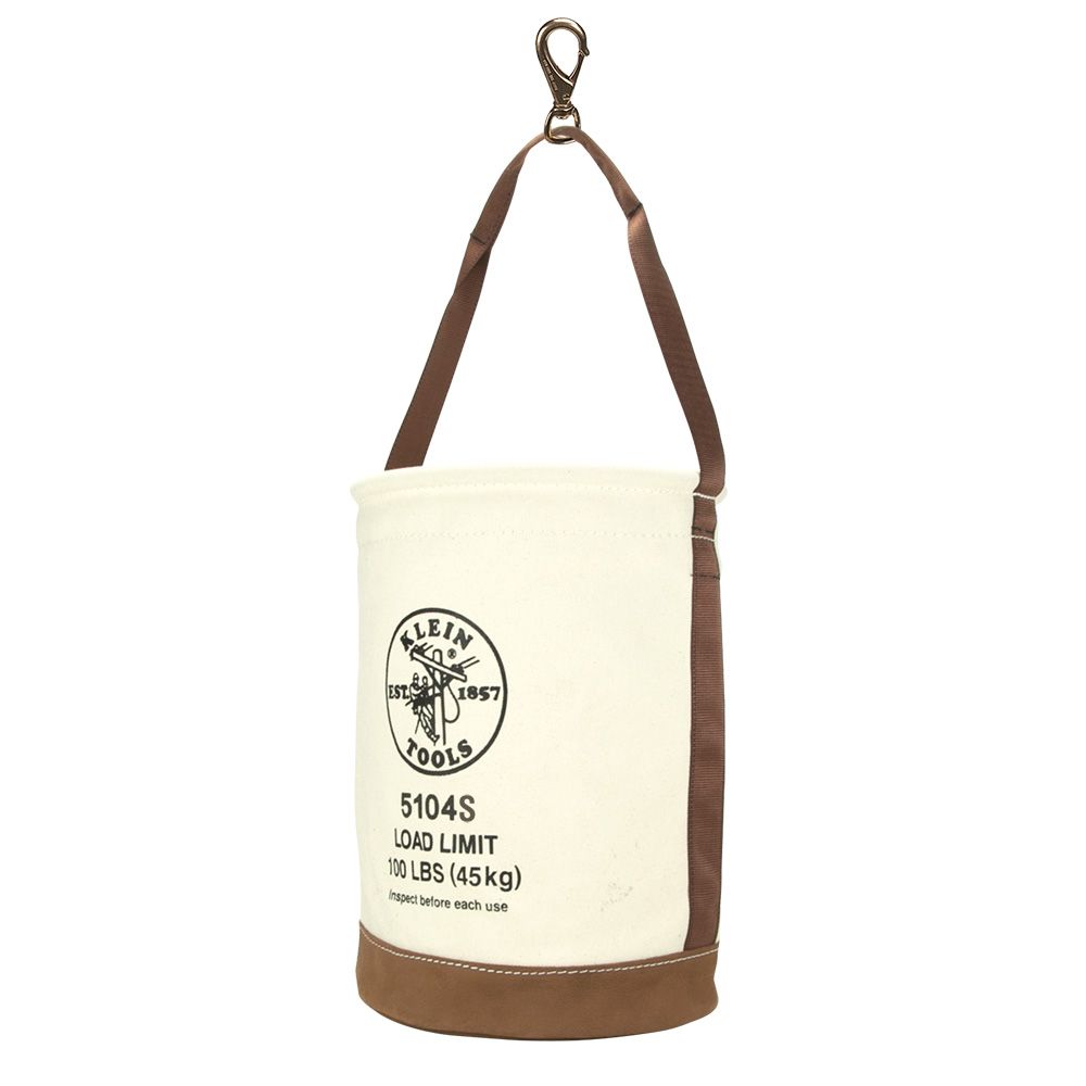 Product image for Bucket leather bottom swivel snap 12in