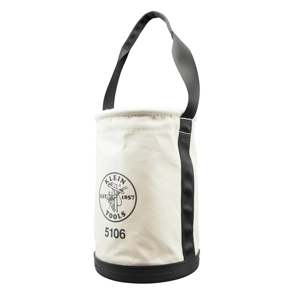 Product image for Bucket straight #6 canvas rope handle 9x14in