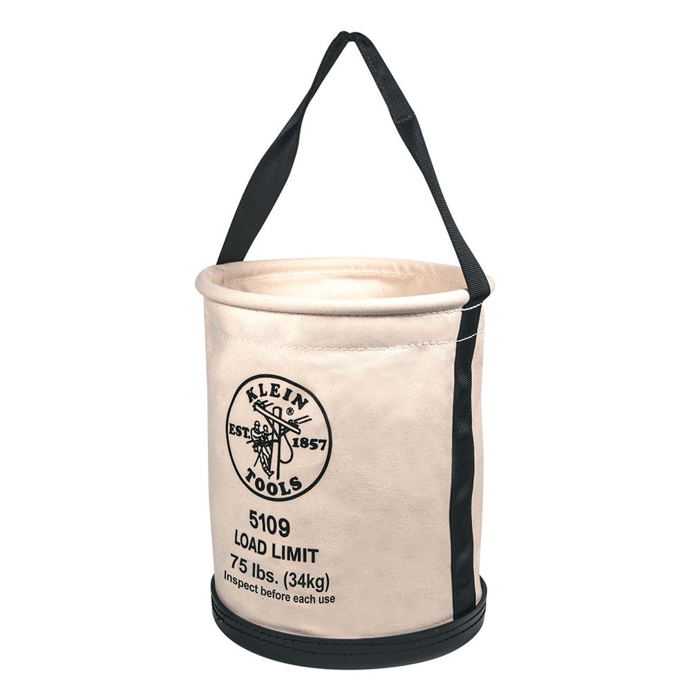 Product image for Bucket canvas polypropylene bottom 12x15"