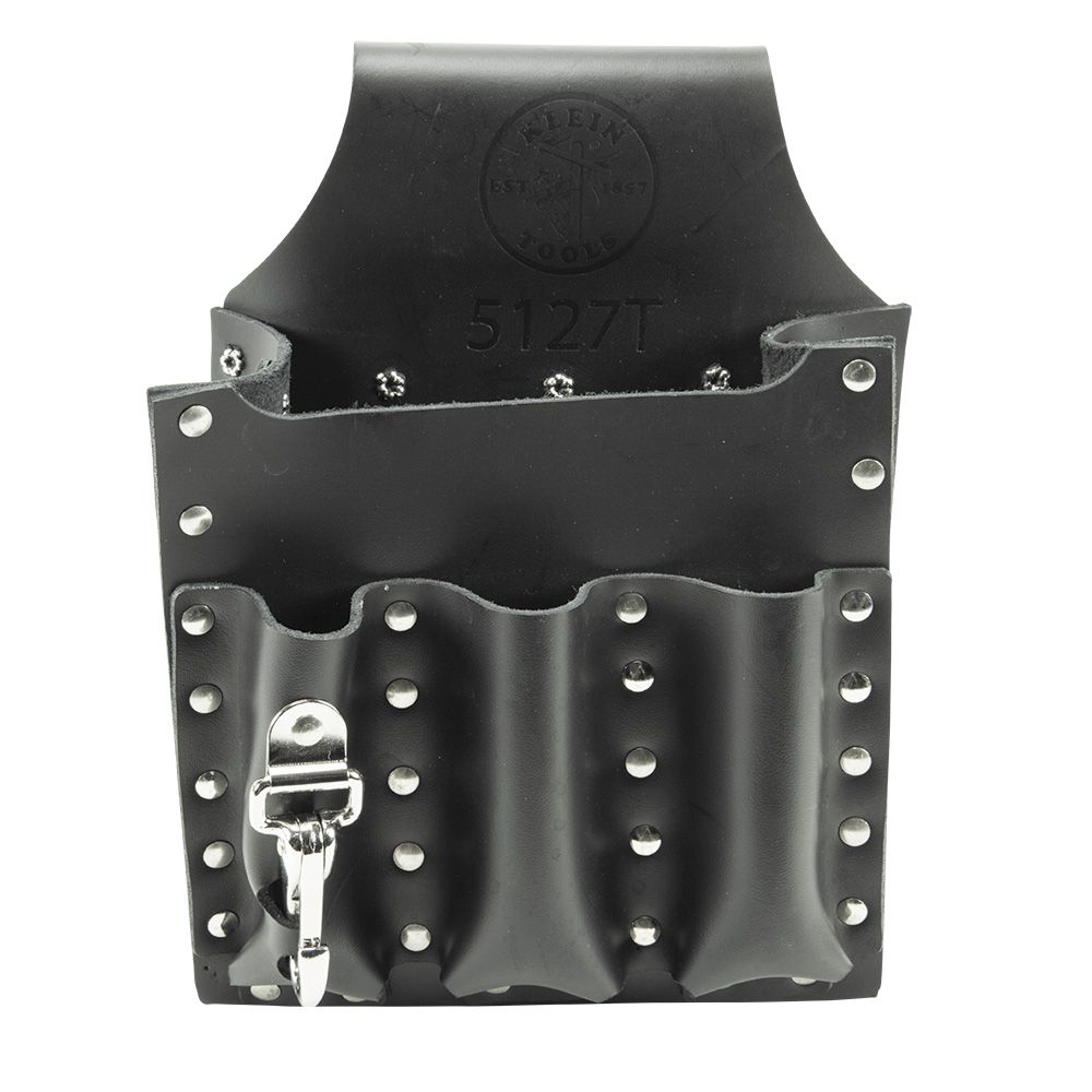Product image for Pouch tool 6 pocket leather tunnel loop